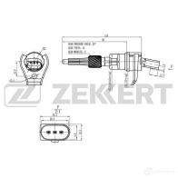 Датчик скорости ZEKKERT SE-8503 1440198847 S ME8B