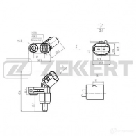 Датчик АБС ZEKKERT 0 4CHPX 1440198899 SE-6181