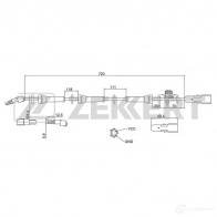 Датчик АБС ZEKKERT 5K5AH NL Renault Grand Scenic SE-6171