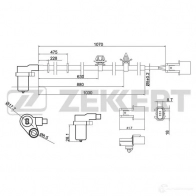 Датчик АБС ZEKKERT 1440198924 SE-6157 31AJFC K