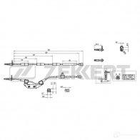 Датчик АБС ZEKKERT SE-6151 Honda CR-V 2 (RD) Кроссовер 2.0 (RD4) 150 л.с. 2001 – 2007 6OF7K 0