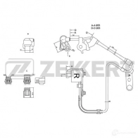 Датчик АБС ZEKKERT TZFDWN 7 1440198996 SE-6073