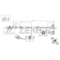 Датчик АБС ZEKKERT SE-6052 1440199012 M8M 8Z