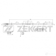 Датчик АБС ZEKKERT SE-6037 QE16SC V 1440199026
