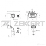Блок управления двигателем ZEKKERT 55 FYO SE-5055 Saab 9-3 (YS3F) 2 Седан 2.0 t Bio Power 220 л.с. 2011 – 2015