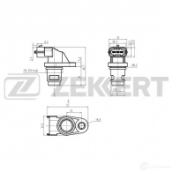 Блок управления двигателем ZEKKERT 8L C9TK1 Mercedes CLK (C209) 2 Купе 2.6 240 (2061) 170 л.с. 2002 – 2009 SE-5049