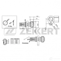 Блок управления двигателем ZEKKERT SE-5006 1440199118 8JT 2CO