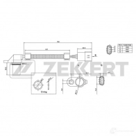 Блок управления двигателем ZEKKERT AHBT 7G SE-5004 1440199123