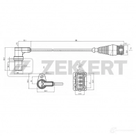 Блок управления двигателем ZEKKERT SE-4124 FU 3UH7 Bmw Z3 (E36) 1 Кабриолет 2.8 i 193 л.с. 1997 – 2000