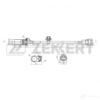 Датчик коленвала, импульсов ZEKKERT SE-4098 Toyota Alphard (AH20) 2 Минивэн 2.4 170 л.с. 2008 – 2014 C GNWHO