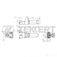 Датчик коленвала, импульсов ZEKKERT SE-4076 Mercedes S-Class (W221) 3 Седан 3.5 S 350 4 matic (2287. 2287) 272 л.с. 2008 – 2013 XA7UN6 Z