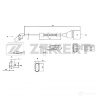 Датчик коленвала, импульсов ZEKKERT SE-4004 WZ HUBDW 1440199237