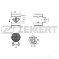 Датчик абсолютного давления ZEKKERT 1440199263 E154 DK SE-1100