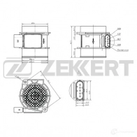 Датчик абсолютного давления ZEKKERT SE-1089 R ORTM 1440199274