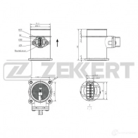 Датчик абсолютного давления ZEKKERT SE-1085 1440199277 CL9B XZ