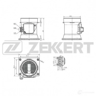 Датчик абсолютного давления ZEKKERT LOH8 W 1440199280 SE-1082