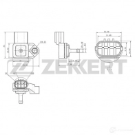 Датчик абсолютного давления ZEKKERT SE-1057 6TMU3 GN 1440199307