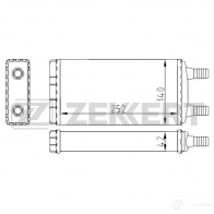 Радиатор печки, теплообменник ZEKKERT XR3 Y4I MK-5120 1440200144