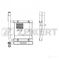Радиатор печки, теплообменник ZEKKERT AOC 1E 1440200145 MK-5119