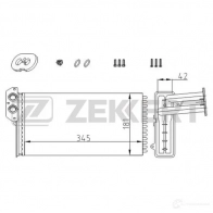 Радиатор печки, теплообменник ZEKKERT MK-5116 CO5U U Mercedes Sprinter (904) 1 Кабина с шасси 2.7 416 CDI 156 л.с. 2000 – 2006