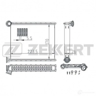 Радиатор печки, теплообменник ZEKKERT MK-5114 9JIC0 9C 1440200151