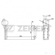 Радиатор печки, теплообменник ZEKKERT 1275192691 EPP HCF7 MK-5064