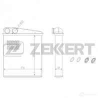 Радиатор печки, теплообменник ZEKKERT I993V F MK-5054 Volkswagen Golf 5 (1K5) Универсал 1.9 TDI 4motion 105 л.с. 2008 – 2009