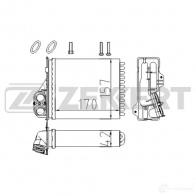 Радиатор печки, теплообменник ZEKKERT Renault Sandero 1 (BS) 2007 – 2012 MK-5040 N4 UQRQE
