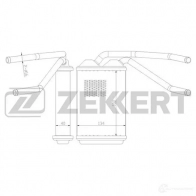 Радиатор печки, теплообменник ZEKKERT MK-5030 65979908 NCVCN1 9