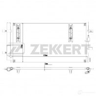 Радиатор кондиционера ZEKKERT MK-3179 H2 PPV 1440200176