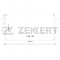 Радиатор кондиционера ZEKKERT MK-3120 8F8 N8 1275192029