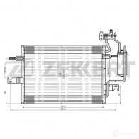 Радиатор кондиционера ZEKKERT MK-3092 DO2 O98J 1275191917