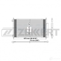Радиатор кондиционера ZEKKERT 65887236 SK GFD9L MK-3046