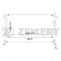 Радиатор кондиционера ZEKKERT 4319535 OSOL N MK-3035