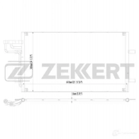 Радиатор кондиционера ZEKKERT 8 2ZQLF 4319533 MK-3033