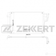Радиатор кондиционера ZEKKERT 4319509 MK-3007 V THQZF5