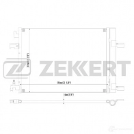 Радиатор кондиционера ZEKKERT Opel Astra (J) 4 Хэтчбек 1.3 CDTI (68) 95 л.с. 2009 – 2015 LGAO3 9R MK-3004