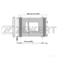 Радиатор кондиционера ZEKKERT MK-3001 4319503 D 074G