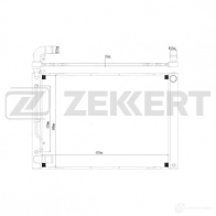 Радиатор охлаждения двигателя ZEKKERT 1440200195 Y6 FNUC MK-1624