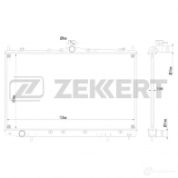 Радиатор охлаждения двигателя ZEKKERT TM 88H9 1440200218 MK-1597