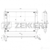 Радиатор охлаждения двигателя ZEKKERT 9E WAKP MK-1579 1440200231