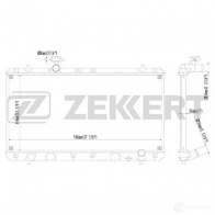 Радиатор охлаждения двигателя ZEKKERT PP7 0B0 1275187675 MK-1223
