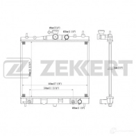 Радиатор охлаждения двигателя ZEKKERT H7ZB20 D 1275187117 MK-1179