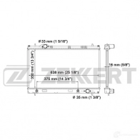 Радиатор охлаждения двигателя ZEKKERT 1275186695 MK-1138 XIP I0