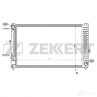 Радиатор охлаждения двигателя ZEKKERT MK-1066 Audi A4 (B5) 1 Седан 2.6 139 л.с. 1996 – 1997 6MGE9 A3