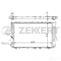 Радиатор охлаждения двигателя ZEKKERT MK-1023 1275184895 9D0 OGY