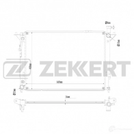 Радиатор охлаждения двигателя ZEKKERT MK-1010 4319374 KWN2 K2