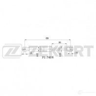 Амортизатор багажника ZEKKERT 1440204076 99P O3F GF-2546