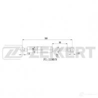 Амортизатор багажника ZEKKERT Y L61W Volvo V70 3 (135) Универсал 1.6 D 109 л.с. 2009 – 2011 GF-2545