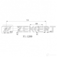 Амортизатор багажника ZEKKERT GF-2526 Volkswagen Multivan (T6) 2 2015 – 2020 EWI HFA3